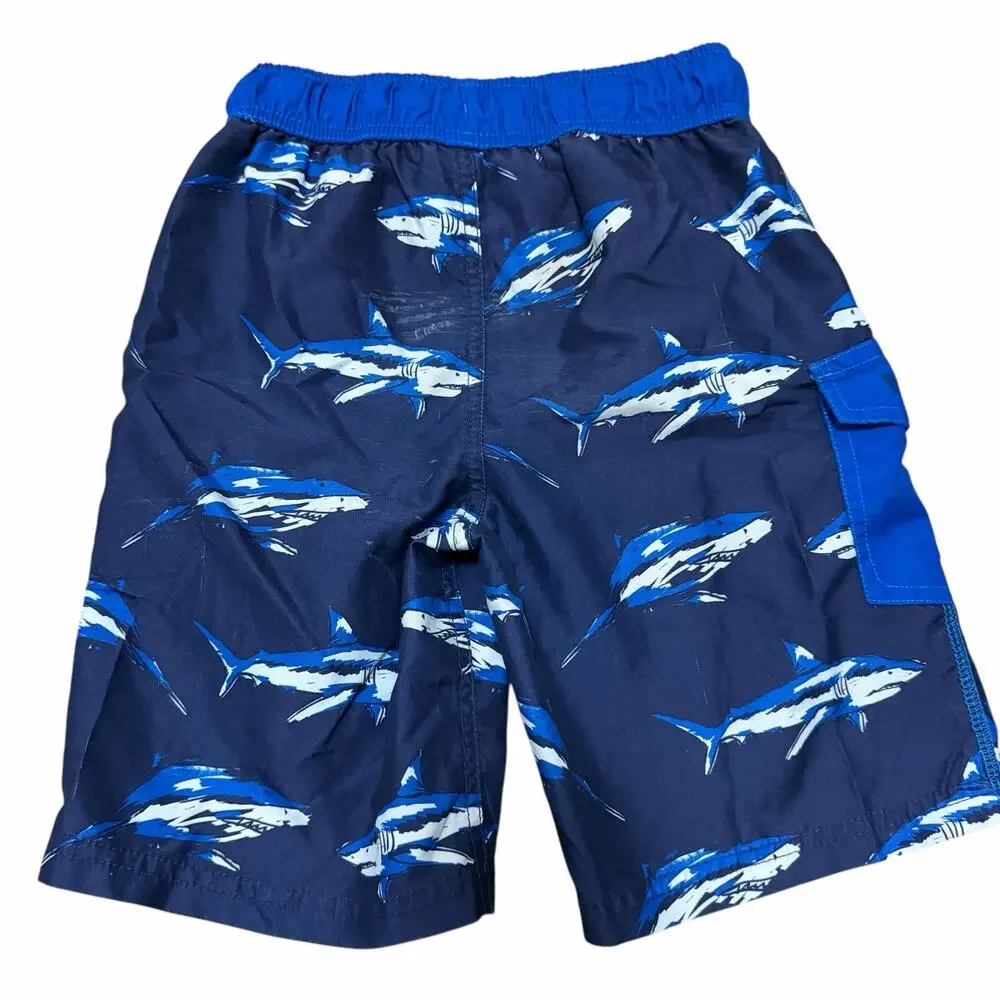 Lot of 3 Boys Bathing Suits Hurley Cat & Jack Body Glove Sz M